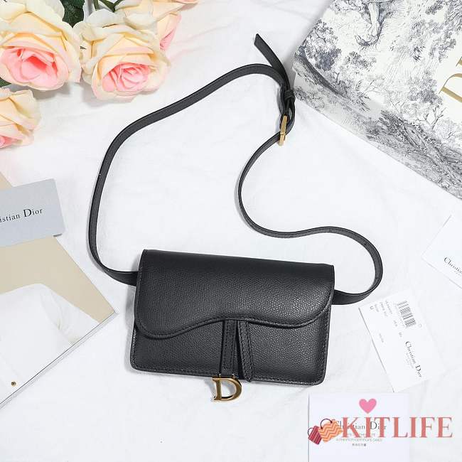Forubags Dior Saddle Waistband Saddle bag black - 1