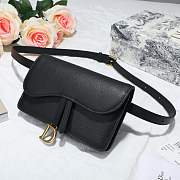 Forubags Dior Saddle Waistband Saddle bag black - 5