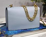 Dior Blue J'adior Flap Bag with Chain - 5