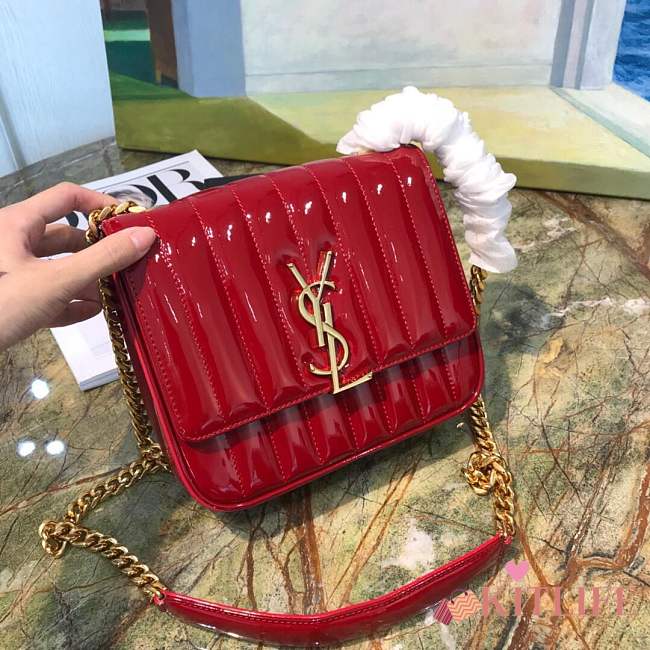 Forubags Vicky mini bag Lacquer leather series 532612# red - 1