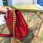 Forubags Vicky mini bag Lacquer leather series 532612# red - 6