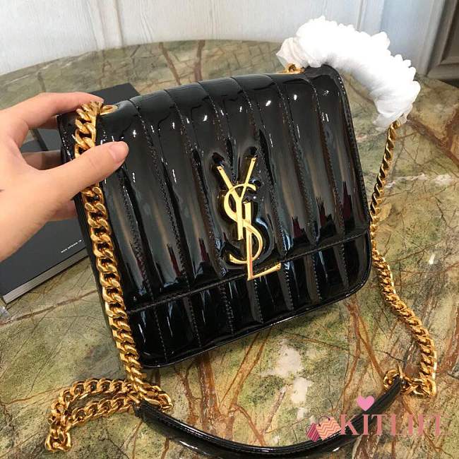 Forubags Vicky mini bag Lacquer leather series 532612# black - 1
