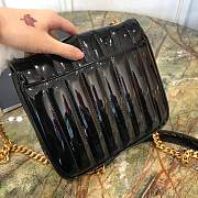 Forubags Vicky mini bag Lacquer leather series 532612# black - 4
