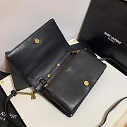Forubags Saint Laurent YSL Angie Chain Bag In Diamond-quilted Lambskin 568906 black - 5