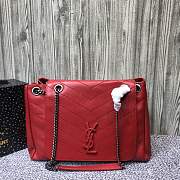 Forubags YSL NOLITA Soft cortex Retro handbag red - 5