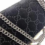 Forubags Gucci Dionysus Black flannelette shoulder bag - 2