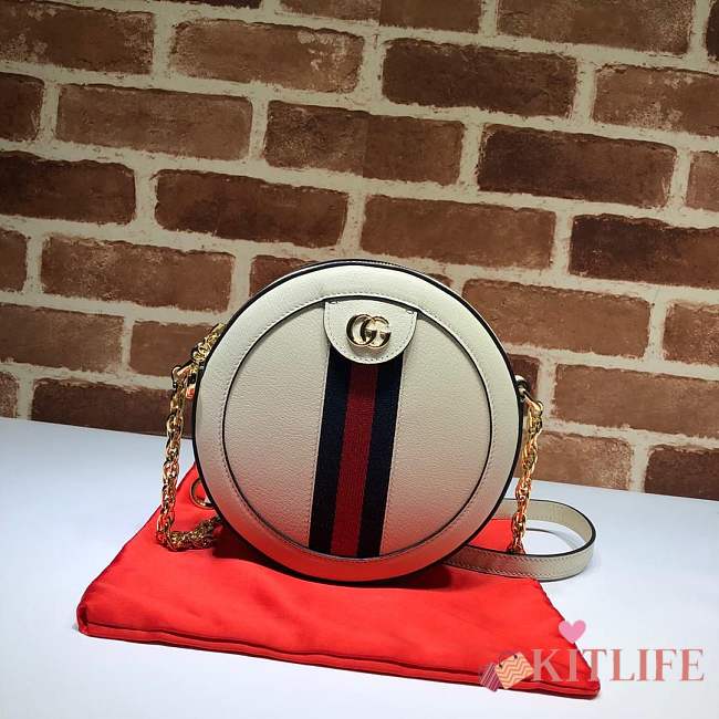 Forubags Gucci Ophidia mini round shoulder bag Style ‎550618 CWG1G 8454 - 1