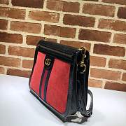 Forubags Gucci Ophidia GG Supreme red frosted surface Bag 523658 - 2