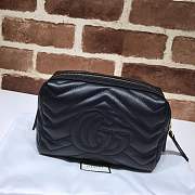 Forubags Gucci GG Marmont Cosmetic Case Black 476165 - 4