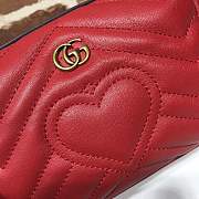 Forubags Gucci GG Marmont Cosmetic Case Red 476165 - 3