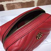 Forubags Gucci GG Marmont Cosmetic Case Red 476165 - 2