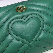 Forubags Gucci GG Marmont Cosmetic Case Green 476165 - 2