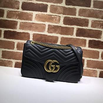 Gucci GG Marmont medium matelassé shoulder bag Style ‎443496 DRW3T 1000