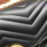 Gucci GG Marmont medium matelassé shoulder bag Style ‎443496 DRW3T 1000 - 6