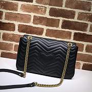 Gucci GG Marmont medium matelassé shoulder bag Style ‎443496 DRW3T 1000 - 3