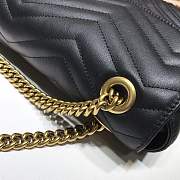 Gucci GG Marmont medium matelassé shoulder bag Style ‎443496 DRW3T 1000 - 2