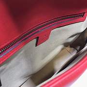 Gucci GG Marmont medium matelassé shoulder red bag ‎443496  - 4