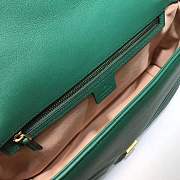 Gucci GG Marmont medium matelassé shoulder bag ‎443496 dark green - 4