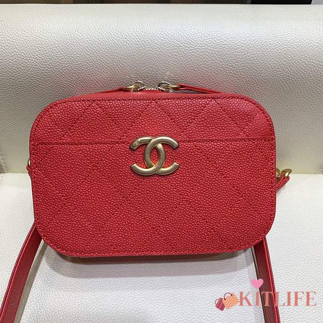 Chanel Waist Bag Grained Calfskin & Gold-Tone Metal  AS0311 B00170 N0413 - 1