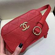 Chanel Waist Bag Grained Calfskin & Gold-Tone Metal  AS0311 B00170 N0413 - 6