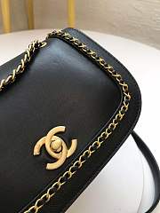 Forubags Chanel Flap Bag Lambskin, Grained Calfskin & Gold-Tone Metal Black AS0371 B00237 94305 - 2