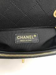 Forubags Chanel Flap Bag Lambskin, Grained Calfskin & Gold-Tone Metal  AS0371 White - 2