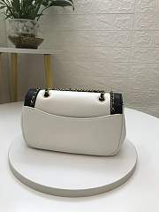 Forubags Chanel Flap Bag Lambskin, Grained Calfskin & Gold-Tone Metal  AS0371 White - 3