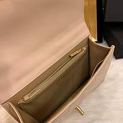 Forubags Chanel Flap Bag Lambskin, Imitation Pearls & Gold-Tone Metal Beige AS0585 - 5