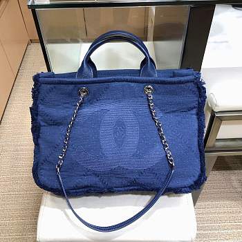 Forubags Chanel tote beach blue bag