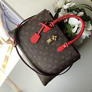 Kitlife Louis Vuitton FLOWER TOTE Red M43553 - 4