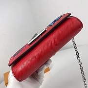Forubags LV Stories series Twist Chain wallet red - 2