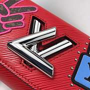 Forubags LV Stories series Twist Chain wallet red - 4