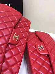 Forubags Chanel 30CM Jumbo lambskin Double Flap Bag Original Leather gold/silver hardware - 5