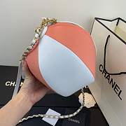 FORUBAGS CHANEL BEACH BALL HARD SHELL EVENING BAG - 3