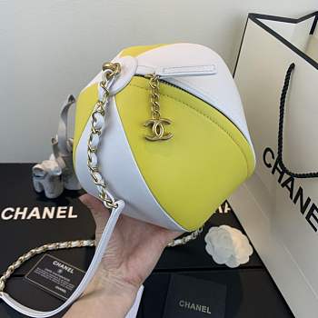 FORUBAGS CHANEL BEACH BALL HARD SHELL EVENING SHOULDER BAG