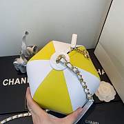 FORUBAGS CHANEL BEACH BALL HARD SHELL EVENING SHOULDER BAG - 6