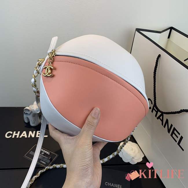 FORUBAGS CHANEL BEACH BALL HARD SHELL EVENING BAG - 1