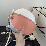 FORUBAGS CHANEL BEACH BALL HARD SHELL EVENING BAG - 1
