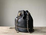 Forubags Chanel Drawstring Bag Lambskin, Grained Calfskin & Gold-Tone Metal Black AS0373 B00237 94305 - 4