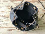 Forubags Chanel Drawstring Bag Lambskin, Grained Calfskin & Gold-Tone Metal Black AS0373 B00237 94305 - 3