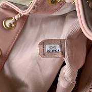 Forubags Chanel Drawstring Bag Lambskin, Grained Calfskin & Gold-Tone Metal  AS0373 B00237 pink - 3