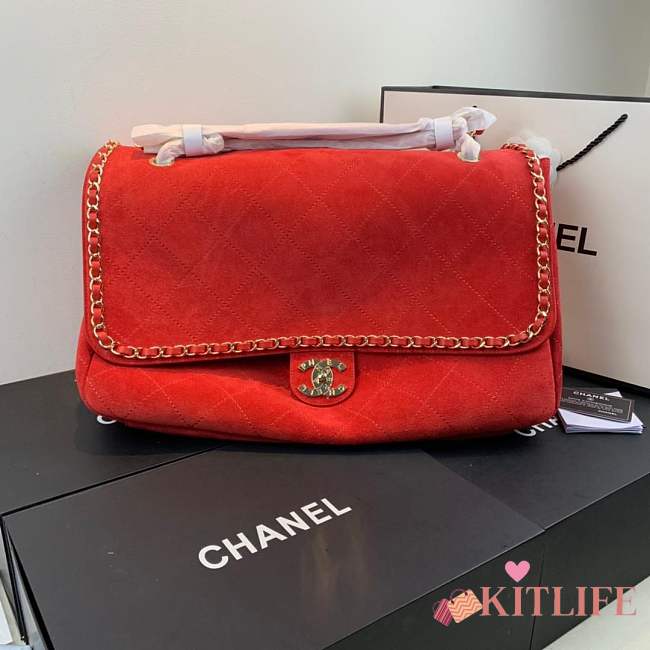 Forubags Chanel Flap bag red - 1