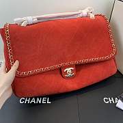 Forubags Chanel Flap bag red - 4