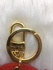 Louis Vuitton Pig Bag Charm and Key Holder Monogram Brown/Red in