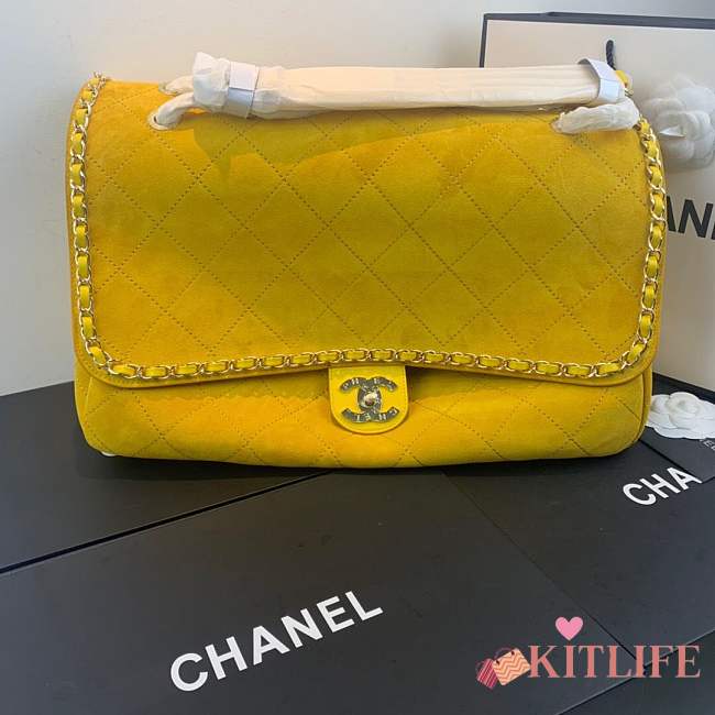  Forubags Chanel Flap Bag Yellow - 1