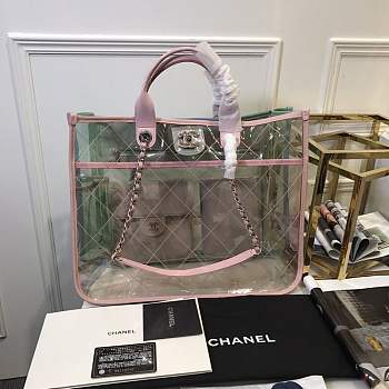 Forubags Chanel SS18 Act2 Pvc Tote bag pink