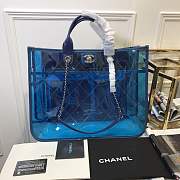 Forubags Chanel SS18 Act2 Pvc Tote in sea blue - 1