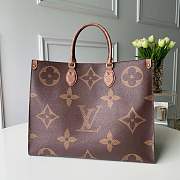 Louis Vuitton Monogram Giant Onthego Tote Bag in Khaki - 2