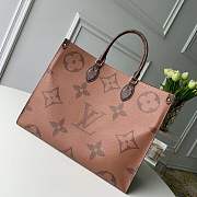 Louis Vuitton Monogram Giant Onthego Tote Bag in Khaki - 4