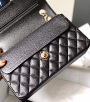 FORUBAGS CHANEL FLAP BAG 23CM Ball Caviar Calfskin Leather with gold hardware - 3